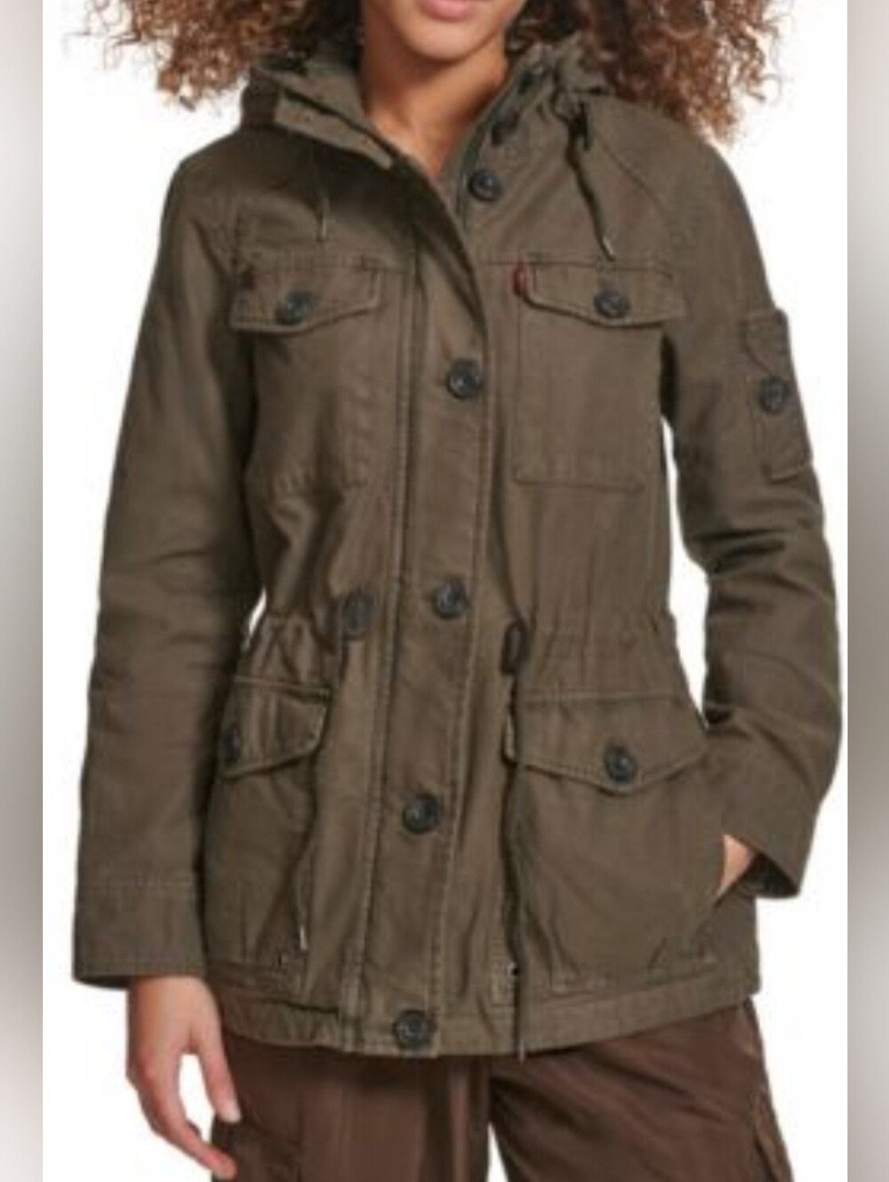 Levi Strauss Hooded Military Utility Jacket
